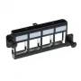 ACT Piastra adattatrice per 4 x Keystone FTP, adattatore, nero, 1 pz.