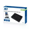 Supporto per laptop ACT AC8105 con ventola regolabile in altezza 2 posizioni hub 4 porte