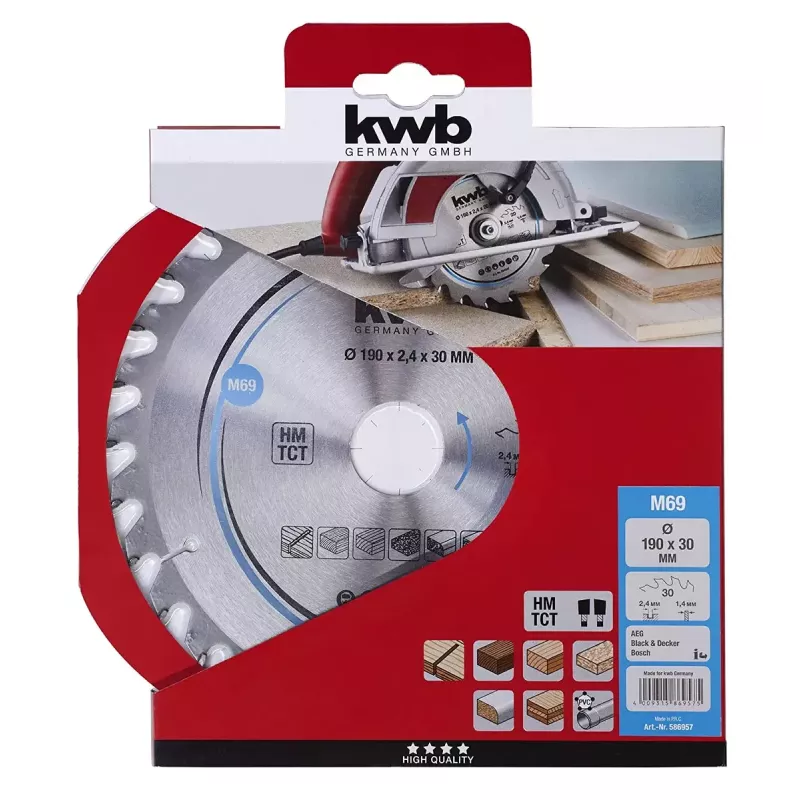 Lama per sega circolare KWB 586957 per metallo 1 pz. 351 g