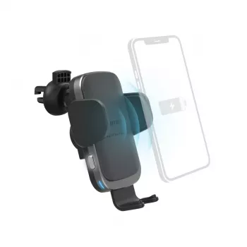 Hama FC10 Motion smartphone nero, metallizzato accendisigari ricarica wireless ricarica rapida auto