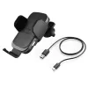 Hama FC10 Motion smartphone nero, metallizzato accendisigari ricarica wireless ricarica rapida auto