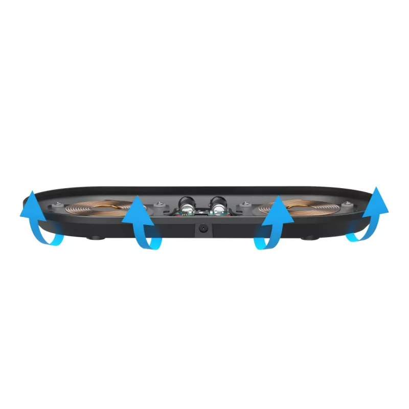 Hama QI-FC10 DUO smartphone nero AC ricarica wireless ricarica rapida interno