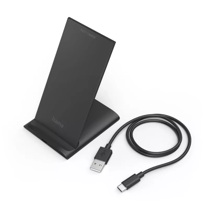 Hama QI-FC10S smartphone nero USB ricarica wireless ricarica rapida interno