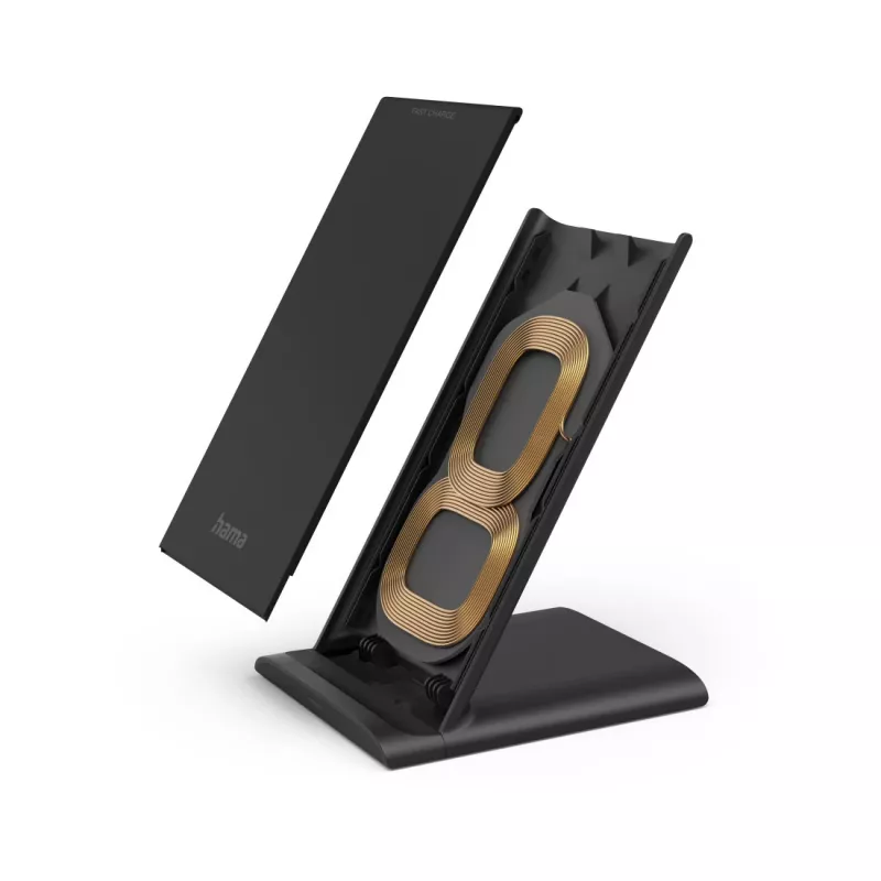 Hama QI-FC10S smartphone nero USB ricarica wireless ricarica rapida interno