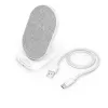 Hama QI-FC10S-Fab smartphone bianco USB ricarica wireless ricarica rapida per interni