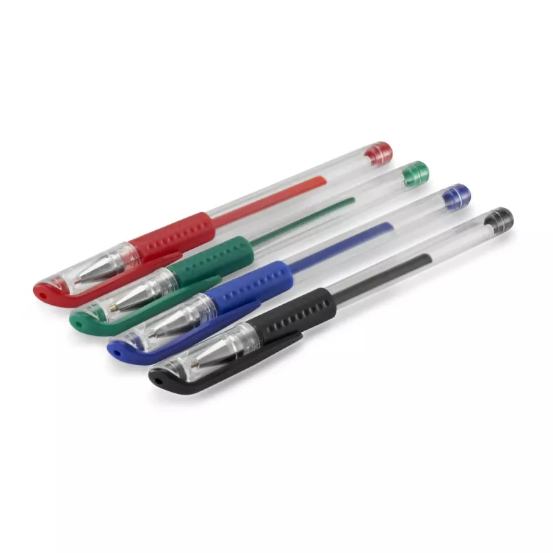 Hama Basic penna gel con cappuccio nero, blu, verde, rosso 4 pz.