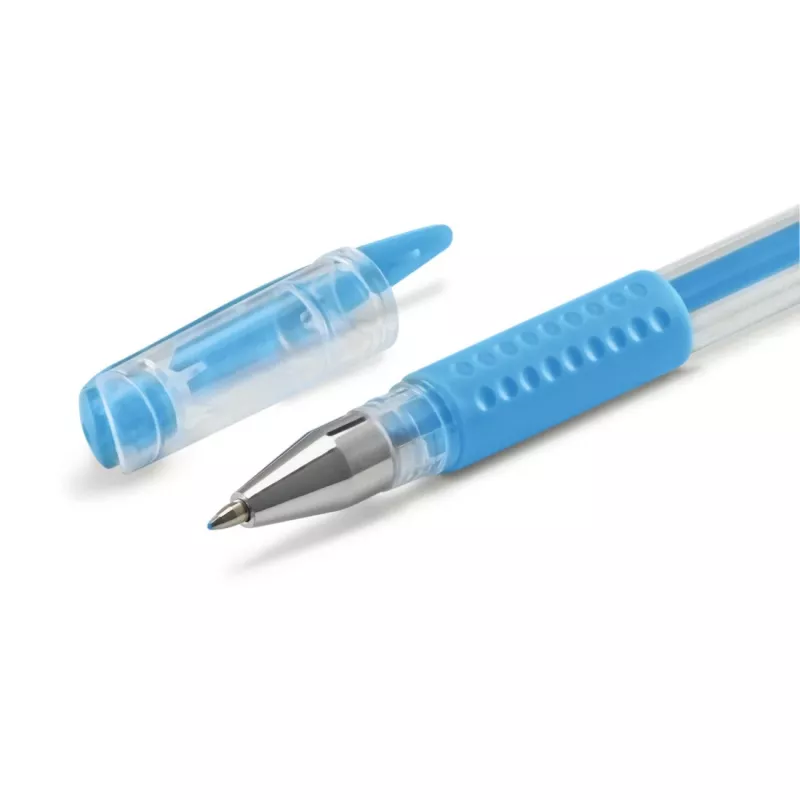 Hama Pastel penna gel con cappuccio blu, marrone, verde, arancione, rosa, viola 6 pz.