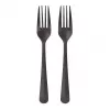 Forchetta monouso Papstar 96526 polipropilene 200 pz. nero 190 mm