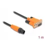 DeLOCK cavo M12 CAN-Bus codifica A 5 poli connettore maschio su D-Sub 9 connettore femmina 1 m