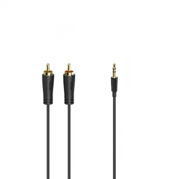 Hama 00205260 cavo audio 1,5 m 3,5 mm 2 x RCA nero