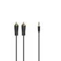 Hama 00205260 cavo audio 1,5 m 3,5 mm 2 x RCA nero