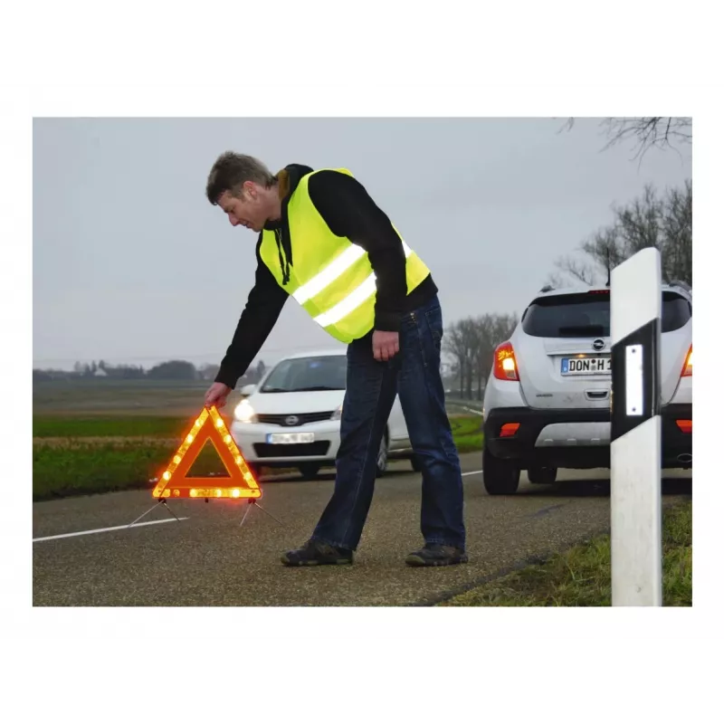 Hama Automotive gilet di sicurezza giallo taglia unica