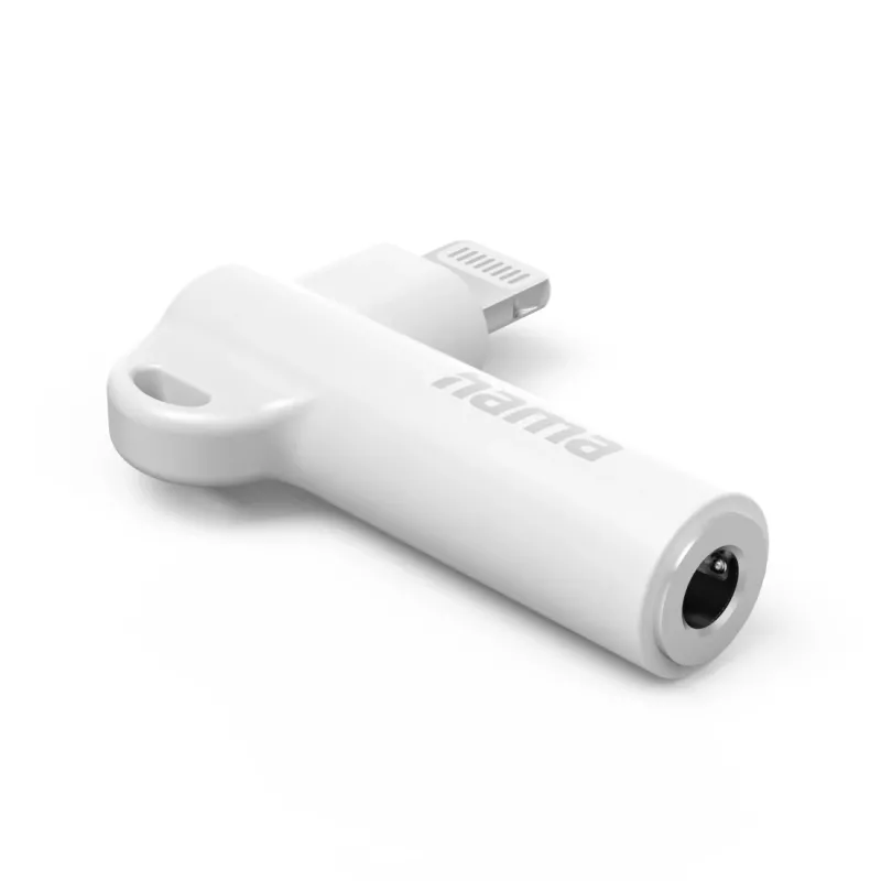 Hama 00201700 adattatore cavo 3,5 mm Lightning bianco