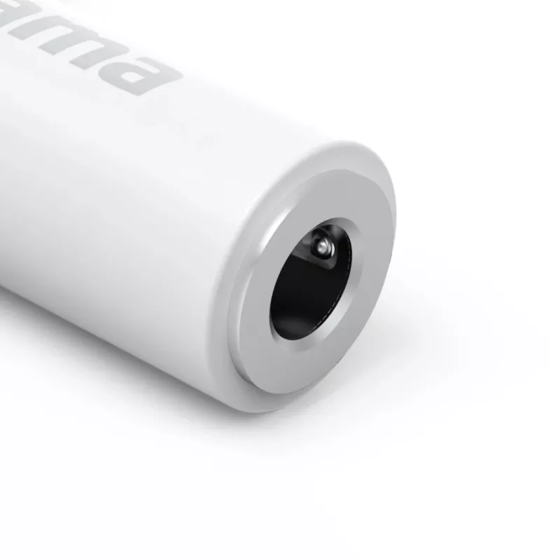 Hama 00201700 adattatore cavo 3,5 mm Lightning bianco