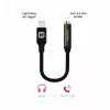 Adattatore audio SWISSTEN Lightning su jack 3,5 mm SW-LIGHT-3.5MM-BK, cavo 0,15 m, nero