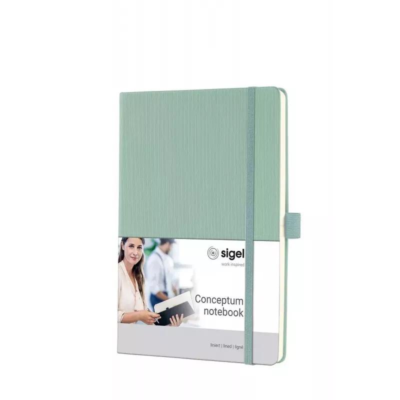 Quaderno Sigel CO683 A5 97 fogli verde copertina rigida