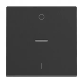 Legrand Seano 765410 tasto basculante bipolare con finestra di illuminazione, antracite