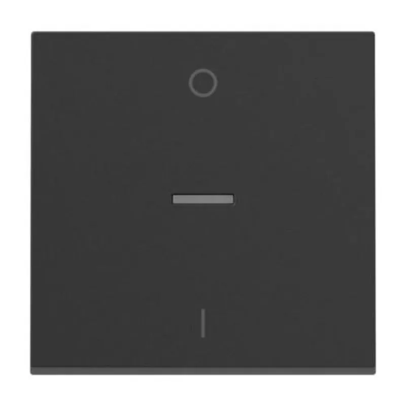 Legrand Seano 765410 tasto basculante bipolare con finestra di illuminazione, antracite