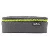Astuccio portapenne Herlitz beatBox ABC poliestere grigio giallo 225x120x70mm