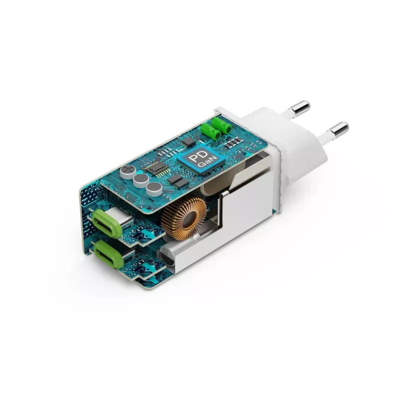Hama 00201994 caricabatterie mobile per laptop, smartphone, tablet bianco AC ricarica rapida per interni