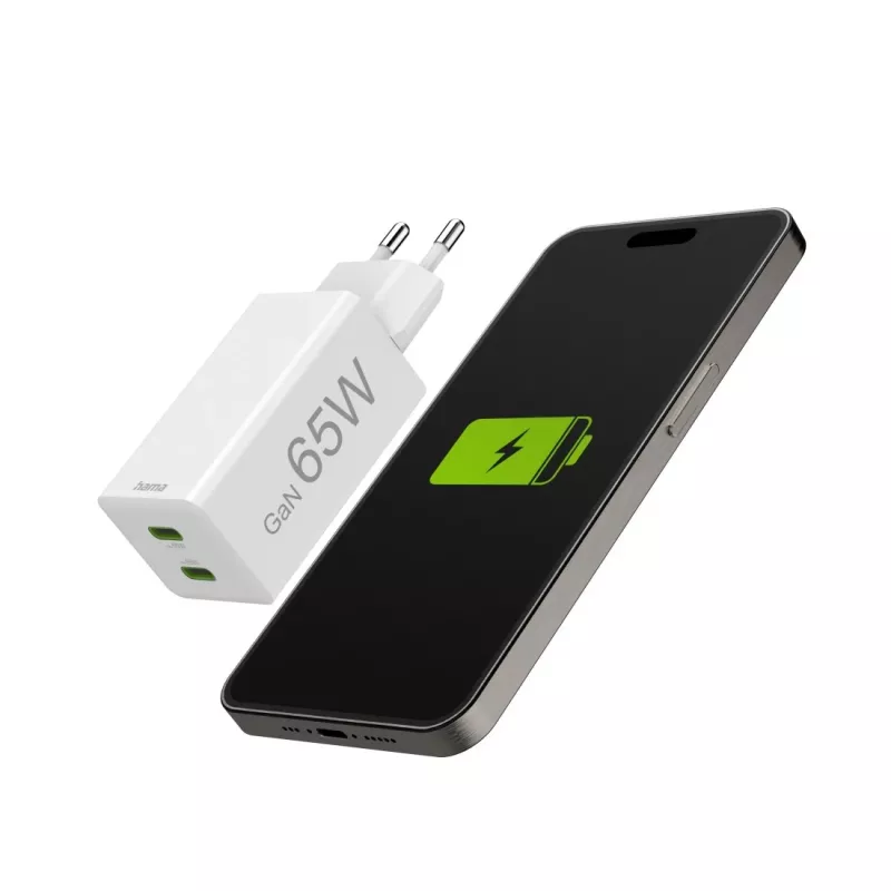 Hama 00201994 caricabatterie mobile per laptop, smartphone, tablet bianco AC ricarica rapida per interni