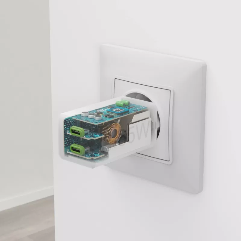 Hama 00201994 caricabatterie mobile per laptop, smartphone, tablet bianco AC ricarica rapida per interni