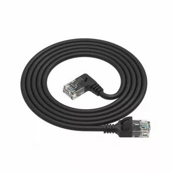 ACT Nero 1,5 metri U/UTP CAT6A LSZH Slimline cavo patch con DC2951