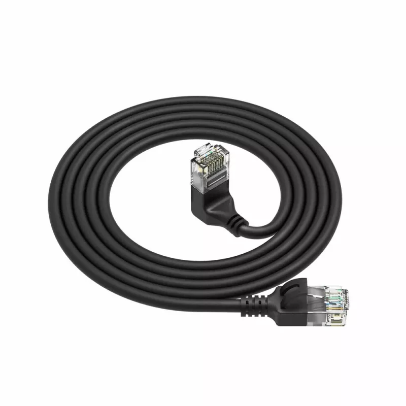 ACT Nero 3 metri U/UTP CAT6A LSZH Slimline cavo patch con RJ45 DC4903