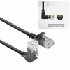 ACT Nero 3 metri U/UTP CAT6A LSZH Slimline cavo patch con RJ45 DC4903