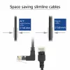 ACT Nero 3 metri U/UTP CAT6A LSZH Slimline cavo patch con RJ45 DC4903