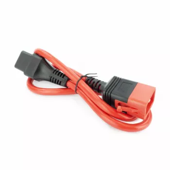 ACT Cavo di alimentazione C19 IEC Lock - C20 IEC Lock Dual Locking rosso 3 m, PC3641