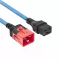 ACT Cavo di alimentazione C19 IEC Lock - C20 IEC Lock Dual Locking blu 1 m, PC3634