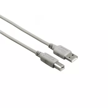 Hama 00200902 cavo USB USB 2.0 5 m USB A USB B grigio