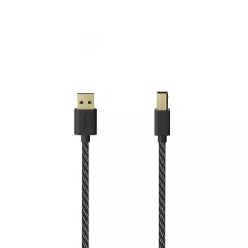 Hama 00201001 cavo USB USB 2.0 1,5 m USB A USB B nero, argento