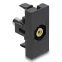 DeLOCK Easy 45 presa RCA nero giallo femmina