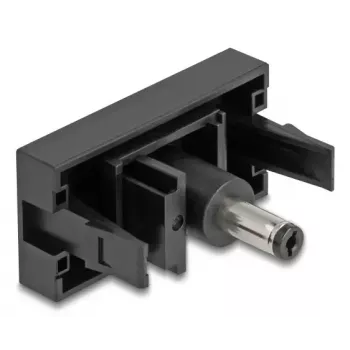 DeLOCK Easy 45 presa DC nero femmina maschio 45mm