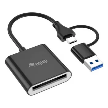 Lettore di schede Equip 245461 USB 3.2 Gen 2 Type-C nero CFexpress 2.0