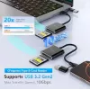 Lettore di schede Equip 245461 USB 3.2 Gen 2 Type-C nero CFexpress 2.0