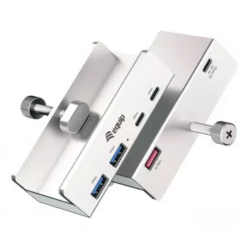 Equip 128967 hub interfacce USB 3.2 Gen 1 (3.1 Gen 1) Type-A 5000 Mbit/s alluminio