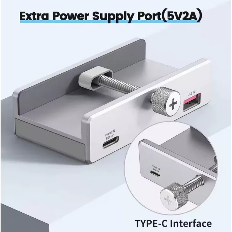 Equip 128968 hub interfacce USB 3.2 Gen 1 (3.1 Gen 1) Type-A 5000 Mbit/s alluminio