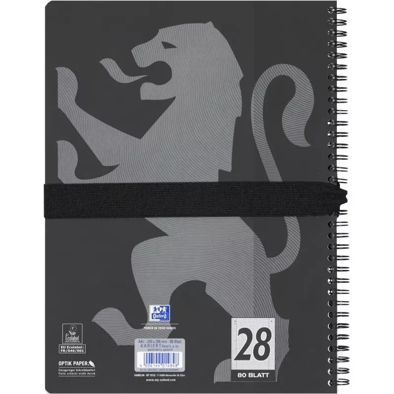 Astuccio morbido Oxford 400183590 nero 220x70x90 mm