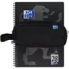 Astuccio morbido Oxford 400183523 nero 220x70x90 mm