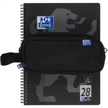 Astuccio morbido Oxford 400183523 nero 220x70x90 mm