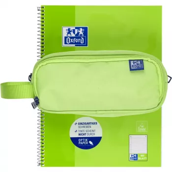 Astuccio morbido Oxford 400183525 verde 220x70x90 mm
