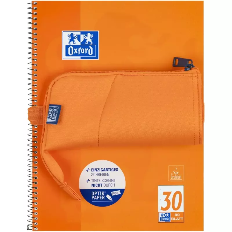 Astuccio morbido Oxford 400183528 arancione 220x70x90 mm