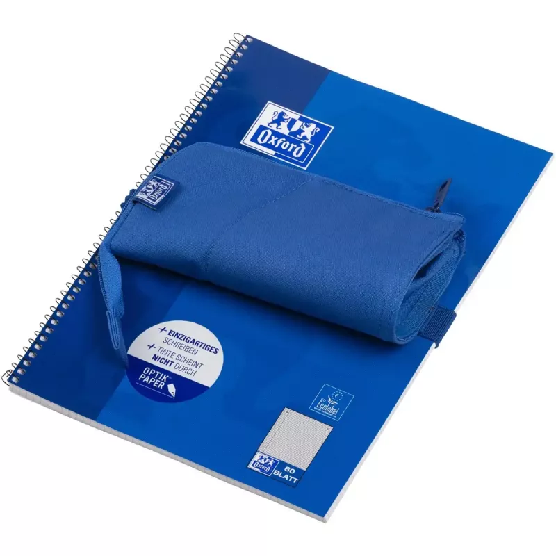 Astuccio morbido Oxford 400183529 blu 220x70x90 mm