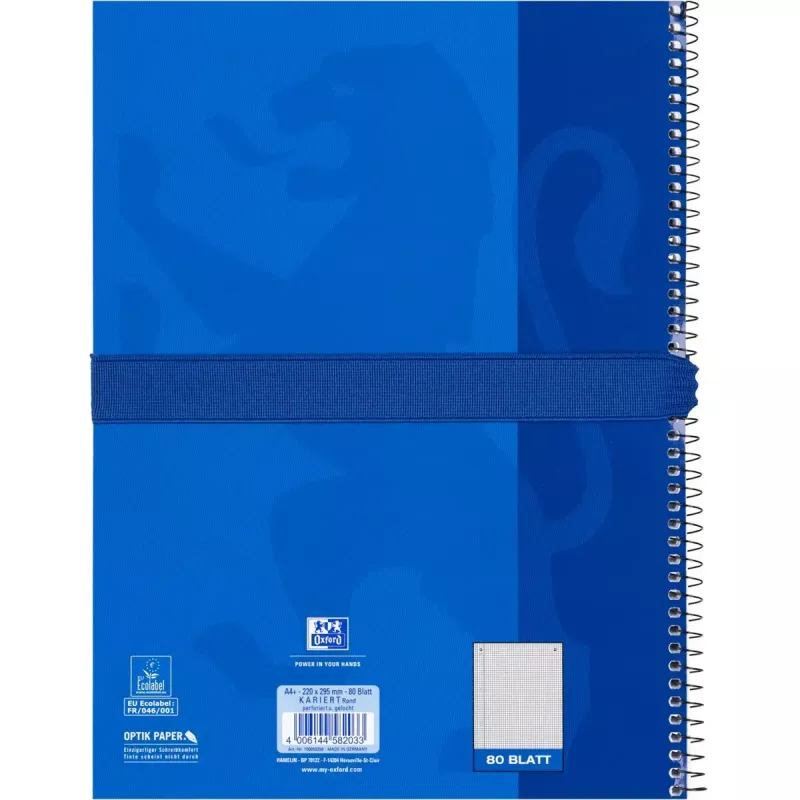 Astuccio morbido Oxford 400183529 blu 220x70x90 mm