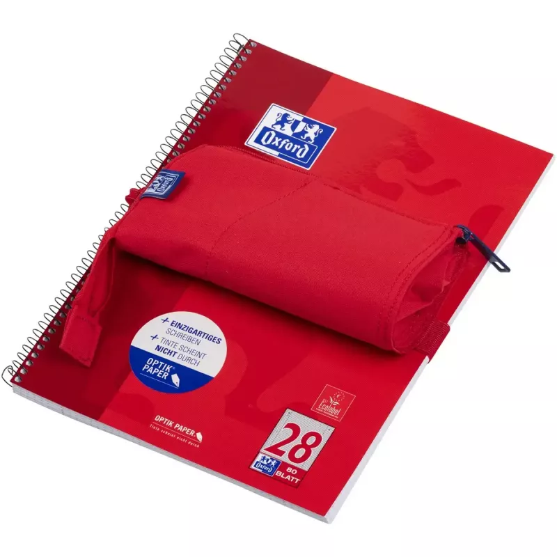 Astuccio morbido Oxford 400183527 rosso 220x70x90 mm