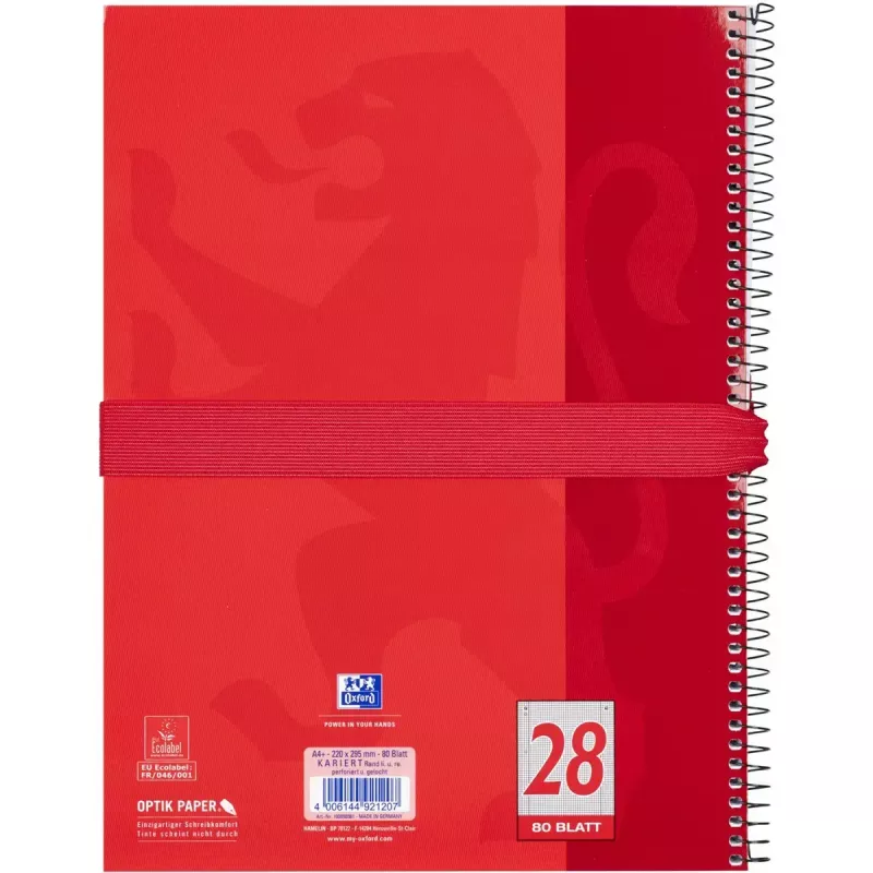 Astuccio morbido Oxford 400183527 rosso 220x70x90 mm