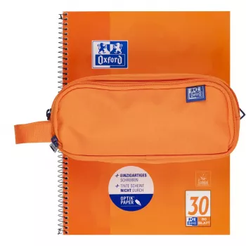 Astuccio morbido Oxford 400183506 arancione 220x70x90 mm